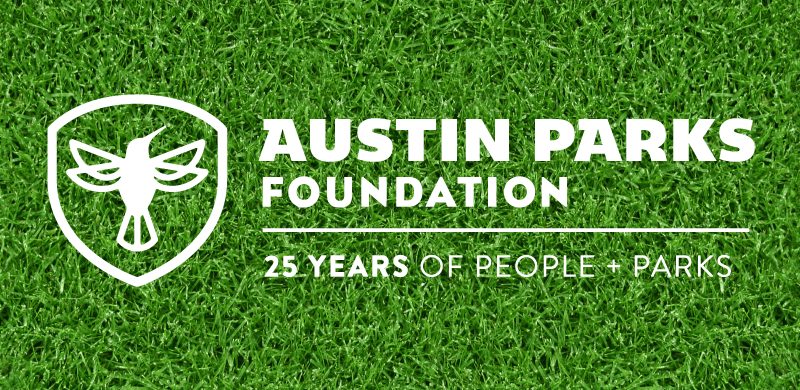 APF 25 years logo on grass background