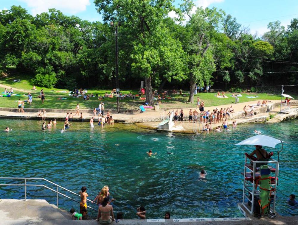 Barton Springs Pool Austin Parks Foundation